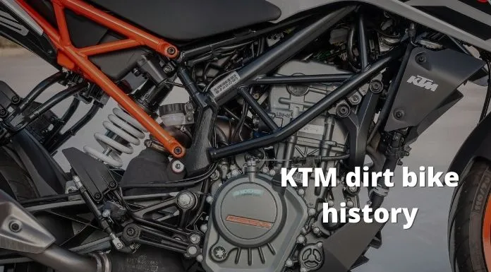 KTM dirt bike history